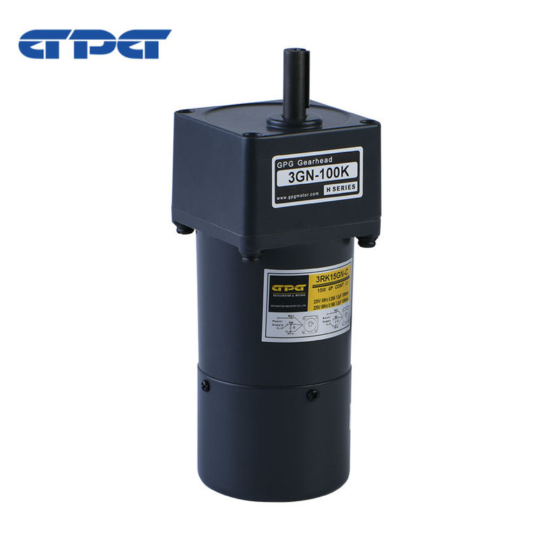 IP44 derecelendirilmiş AC Gear Motor 1400-1700rpm Giriş Hızı ve 100MΩ Min Izolasyon Direnci