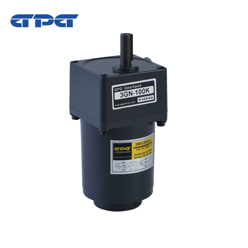 IP44 derecelendirilmiş AC Gear Motor 1400-1700rpm Giriş Hızı ve 100MΩ Min Izolasyon Direnci