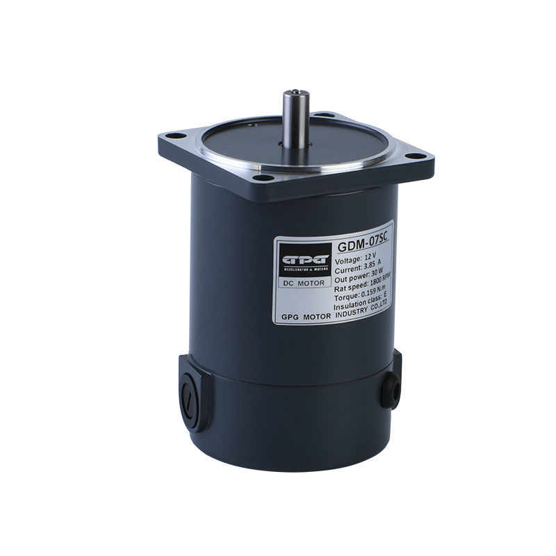 20W DC MOTOR 60MM 12V 24V KARE FLANŞLI ELEKTRİKLİ DC MOTORLAR 1800 3200RPM YUVARLAK ŞAFT ANAHTAR MİLİ FIRÇASI DC MOTOR